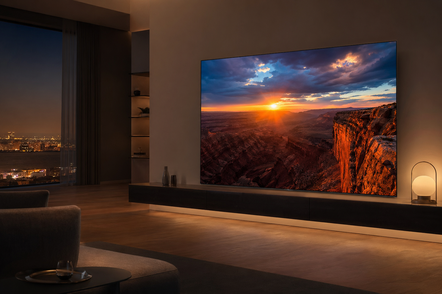 OLED QLED TV display comparison